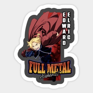 Edward Elric - Amestrian - Fullmetal Alchemist Sticker